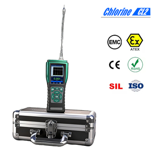 Detector de Gas Cloro Portátil con Bomba de Succión, Analizador de Fugas de Cl2 para Plantas de Tratamiento de Agua, Seguridad, 5400mAh - Product Image 1