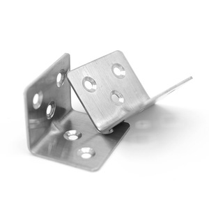 Support d'angle en acier inoxydable Jin Aoding à 6 trous, connecteur de meuble à 90 degrés pour support d'étagère - Product Image 2
