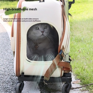 Mochila Portátil para Mascotas, para Perros y Gatos |   Mochila de Viaje de Gran Capacidad |   Cálido y Seguro para Viajes en Auto - Product Image 6