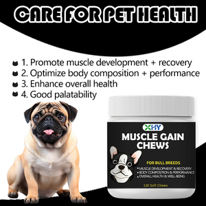 Alimento Seco para Perros con Alto Contenido de Proteínas, Masticables Suaves para Aumentar de Peso, Suplementos para Perros, Fortalece los Músculos - Product Image 3