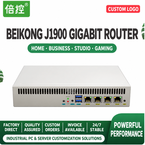 อุปกรณ์ไฟร์วอลล์ BKHD ขนาด 13 นิ้ว รุ่น J5025ES J1900 N2830 4 LAN กิกะบิต พร้อม VPN เกตเวย์ เร้าเตอร์เครือข่าย มินิพีซี - Product Image 3