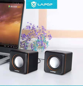 Lapop Loa Có Dây Cho Máy Tính Di Động M15 Loa Để Bàn Mini USB Loa Đa Phương Tiện Bass Cannon <span class=keywords><strong>2</strong></span> (<span class=keywords><strong>2</strong></span>.<span class=keywords><strong>0</strong></span>) Nhựa AUX Thụ Động - Product Image 3