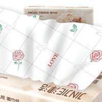 Mignonnes serviettes en papier à motif de chat de dessin animé, paquet souple, pour l'hygiène personnelle et domestique