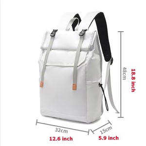 Vente en gros sur mesure Sac à dos décontracté unisexe style vintage avec doublure en polyester Sac à dos scolaire extérieur pour hommes et femmes - Product Image 2