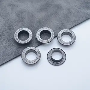 Metalen Grommet Kledingstuk Oogje Custom Fabriek Verschillende Grootte Metalen Oogjes Messing Roestvrij Staal Aangepaste Plating Rond Oem