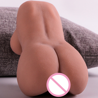 Muñeca Sexual Realista de Color Marrón, Vagina de Bolsillo, Masturbador Masculino, Vagina Anal Suave Realista en 3D, Juguetes Sexuales para Adultos para Hombres