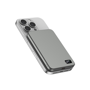 Budi Power Bank Portable Ultra Mince 3-en-1 avec Logo Personnalisé, Sortie 20W, Magnétique Sans Fil, 5000mAh <span class=keywords><strong>pour</strong></span> Téléphone, <span class=keywords><strong>Montre</strong></span> et Écouteurs - Product Image 2