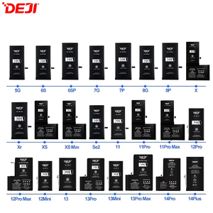 Deji OEM ODM <span class=keywords><strong>แบ</strong></span><span class=keywords><strong>ต</strong></span>เตอรี่โทรศัพท์มือถือเกรดทดแทนที่ปลอดภัยสำหรับ <span class=keywords><strong>iPhone</strong></span> 4/5/6/7/<span class=keywords><strong>8</strong></span> /x/x/xr/ XS/11/12/13/14/15 PRO MAX - Product Image 1