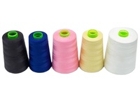 Hilo de Coser de Poliéster 100% de Alta Calidad 40/2, 5 Hilos, Precio de Máquina de Coser Overlock