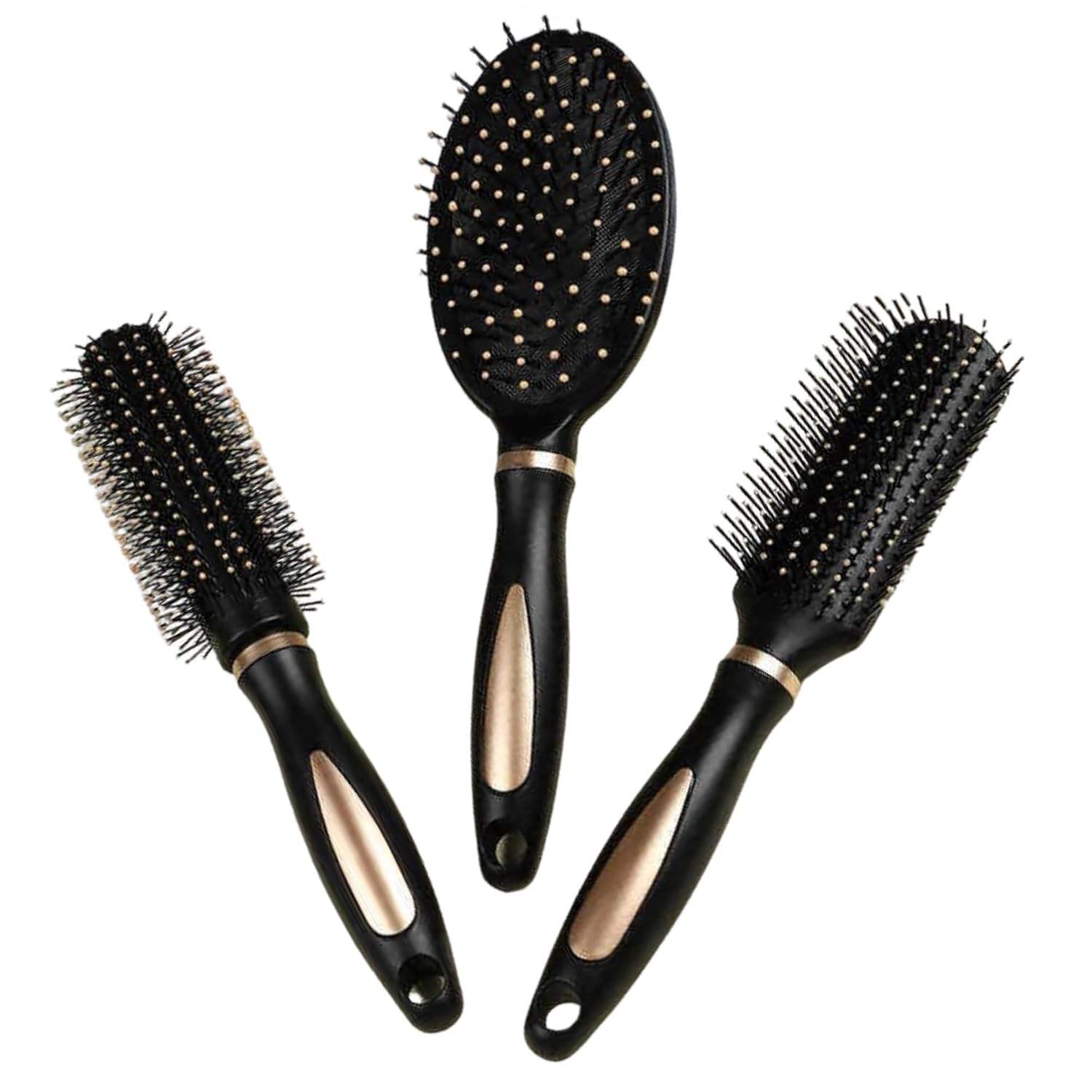 Oval air cushion comb