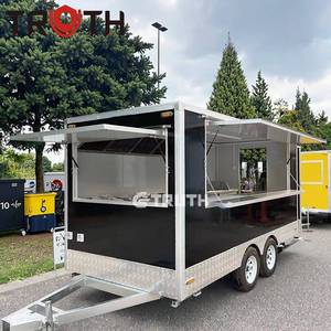 Truth Custom Deep Fryer Cheap Street Food Cart Hot Dog <b>Towable</b> Food Trailer Crepe Retro Coffee Ice Mobile Food Truck - Product Image 1