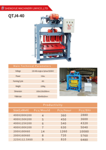 <span class=keywords><strong>Qtj4</strong></span>-<span class=keywords><strong>40</strong></span> Harga cetakan saling mengunci beton berongga memblokir membuat paving pembuat bata - Product Image 2