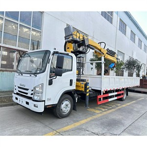 รถบรรทุกติดเครน ISUZU ขนาด 10 ตัน 4x2 พร้อมเครนไฮดรอลิกแบบยืดหดได้ 5 ตัน และสว่านเจาะดินสำหรับขาย - Product Image 3