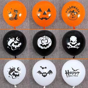 Alloween-Globos ATEX de cinco caras, estampados con calaveras y calabazas - Product Image 2