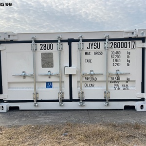 Conteneur maritime économique en acier Corten de haute qualité à prix abordable, 20 pieds, semi-hauteur, ouverture supérieure, capacité de 14,6 m³ - Product Image 2