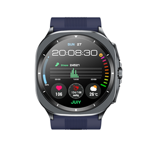 Reloj Inteligente TK65 Android Cuadrado con Pantalla Táctil AMOLED de 1.43 Pulgadas, Monitor de Presión Arterial, ECG, SOS, Llamadas Bluetooth, Salud, Airbag, para Personas Mayores - Product Image 3