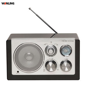 Retro FM <span class=keywords><strong>Radio</strong></span> Vintage <span class=keywords><strong>Radio</strong></span> con Altoparlante - Product Image 2