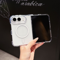 Étui pliable transparent magnétique ultra-fin pour iPhone 18 Fold, résistant aux rayures, anti-jaunissement, logo personnalisé pour iPhone Duo