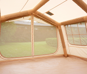 Tente de camping familiale pour voyages, 13,68 m², grande, gonflable, imperméable, en Oxford, portable, double couche, résistante aux UV - Product Image 4