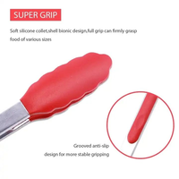 Ensemble de pinces de cuisine en silicone de 9 pouces et 12 pouces, pinces de cuisson antiadhésives, lot de 2, outils pour pâtisserie et gâteaux, ustensiles de cuisine