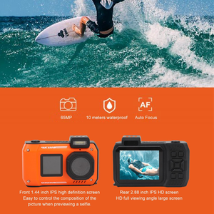 Cámara Digital Sumergible IP68 de 10 Metros, 48 Megapíxeles, Zoom 18X, Pantalla Dual, para Selfies, Video 4K, Gran Venta - Product Image 6