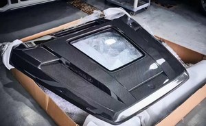 For Mercedes Benz W463 W464 G63 G500 <b>Engine</b> <b>Hood</b> G Class Transparent <b>Hood</b> Carbon Fiber - Product Image 2