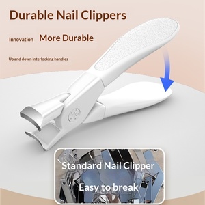 Nouvelles pinces à cuticules à grande ouverture, version améliorée, anti-éclaboussures, multi-usages, spécifiques à la paronychie, pour <span class=keywords><strong>manucure</strong></span>, avec coffret cadeau - Product Image 6