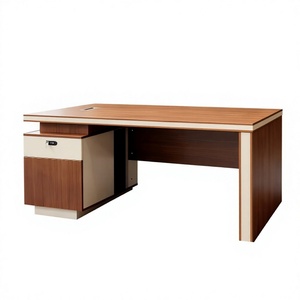 Bureau d'ordinateur moderne pour secrétaire, table de travail de luxe pour PDG, poste de direction, mobilier de direction, personnalisation en usine - Product Image 3