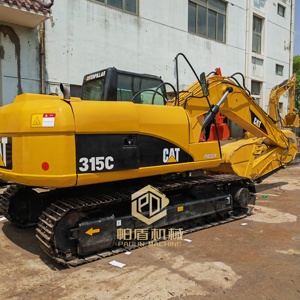 Excavatrice <span class=keywords><strong>sur</strong></span> chenilles hydraulique Caterpillar CAT315C d'occasion, 15 tonnes, faible nombre d'heures, machine de construction, provenance Japon - Product Image 2