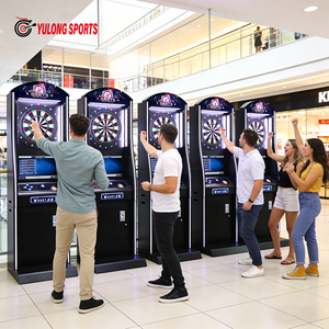 Machine de jeu de fléchettes électronique Coin Arcade pour l'intérieur, jeu interactif pour adultes, connexion par câble LCD - Product Image 2