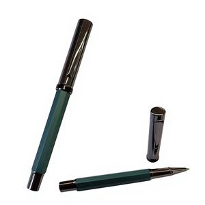 Elegante Bolígrafo Metálico de Lujo con Diseño Hexagonal, Regalo Empresarial Ecológico, Marca OLIVIA, Personalizable con Logotipo - Product Image 1