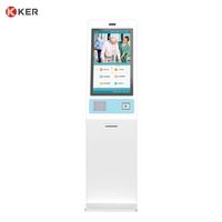 Venta caliente quiosco de autoservicio de hospital personalizado registro de pacientes e información quiosco de escaneo función SDK de pie