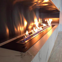 Cheminée à l'éthanol moderne brûleur à alcool intérieur cheminée au bioéthanol pour la décoration intérieure