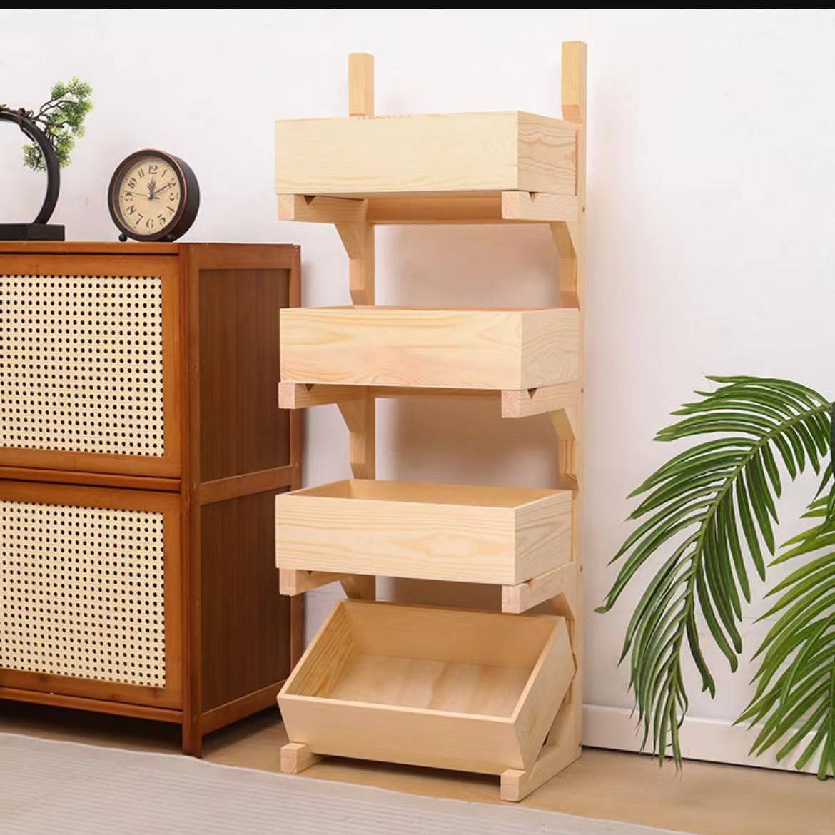 Style en bois de pin épaissi à quatre couches