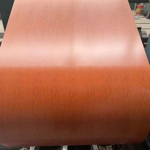 Bobine d'acier prépeinte PE/PVDF à motif bois 3D PPGI SGCC PPGL 0.3*1000mm 0.4*1200mm 1250mm 1200mm Bobine PPGI à grain de bois 3D - Product Image 5