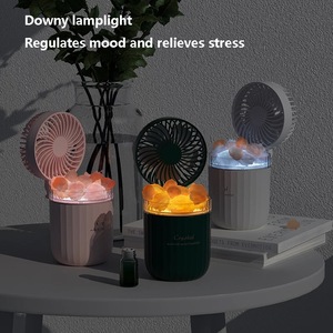 Mini Xách Tay Quạt Pha Lê Muối Đá Tạo Độ Ẩm USB Mát Mist Điện Có Thể Sạc Lại Tinh Dầu Khuếch Tán - Product Image 2