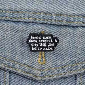 Épingles en métal en alliage de zinc sur le thème de <span class=keywords><strong>l</strong></span>'<span class=keywords><strong>amour</strong></span> pour femmes et filles-Cadeaux de bijoux inspirés de <span class=keywords><strong>l</strong></span>'histoire des femmes fortes pour les occasions - Product Image 2