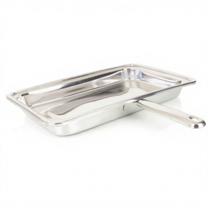ถาดอบสแตนเลสมีหูจับ ใช้กับเตาอบได้ อุปกรณ์อบอื่นๆ - Product Image 1
