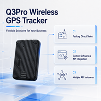 Mini Rastreador GPS Inalámbrico Recargable a Prueba de Agua con 4G, 2G, GLONASS, GSM/WiFi para Vehículos, Rastreo en Tiempo Real, Plataforma y API Gratuitas