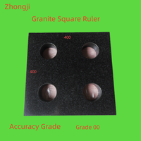 Règle d'angle carrée en granit Zhongji, instrument de mesure de précision Grade 00, modèle d'inspection et de calibration de verticalité à 90°
