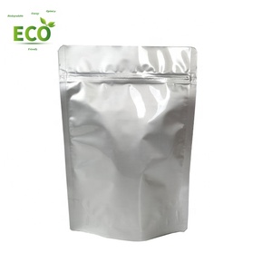 Bán buôn tùy chỉnh Bạc nhôm lá container Nắp kéo túi Mylar thực phẩm cấp mùi bằng chứng đứng lên bao bì túi - Product Image 6