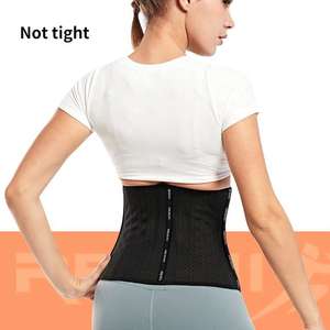 GOLOVEJOY-<span class=keywords><strong>faja</strong></span> colombiana 100% de látex para mujer, ropa moldeadora de Fitness, corsé debajo del pecho de acero, entrenador de cintura - Product Image 5