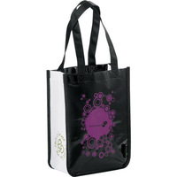 Sac non tissé personnalisé adapté aux articles de usage quotidien, petit sac de shopping laminé