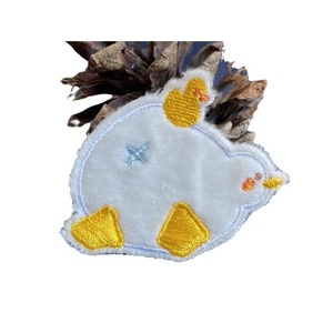 Parche de Tela Autoadhesivo de Felpa con Diseño de Pato Escolar Feliz - Product Image 5