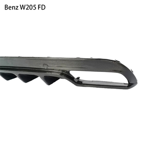 Diffuseur arrière en fibre de carbone style FD pour Classe C W205 4 portes 2015-2021 - Product Image 6