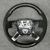 Volant de direction en cuir de performance en fibre de carbone modifié pour Discovery Evoque Sport Pulse Defender avec LAND ROVER