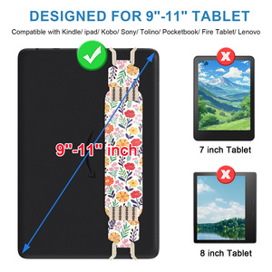 Sangle universelle en cuir PU souple de qualité supérieure pour Kindle, sangle de maintien sécurisée pour lecteur de livres électroniques Kobo, support de doigt pour tablette iPad - Product Image 5