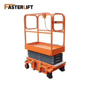 Platform Kerja Udara Hidrolik Elektrik 6m, Scaffolding Mobile, Man Lift untuk Pertanian dan Gudang - Product Image 6
