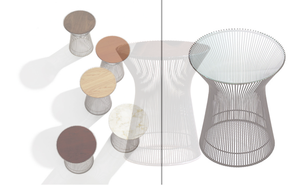 Table d'appoint de peinture à l'huile FRP peinte à la main de conception fractale créative moderne Meubles de salle à manger élégants pour la maison et le restaurant - Product Image 6