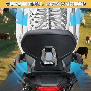 Adatto per <span class=keywords><strong>SYM</strong></span> Cruiser 150/150GT/<span class=keywords><strong>250</strong></span> Schienale Husky ADV300/150 Accessori di Modifica Schienale Posteriore - Product Image 5